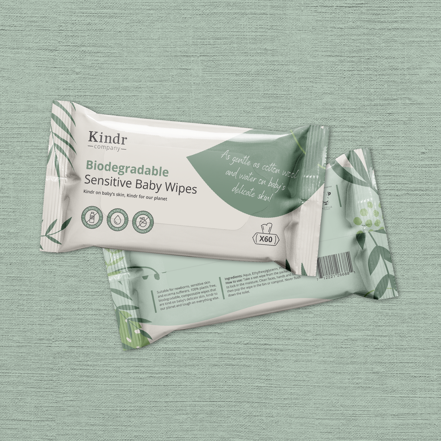 Biodegradable Sensitive Baby Wipes