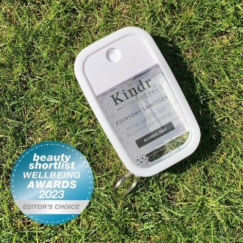 Award winning refillable sanitiser