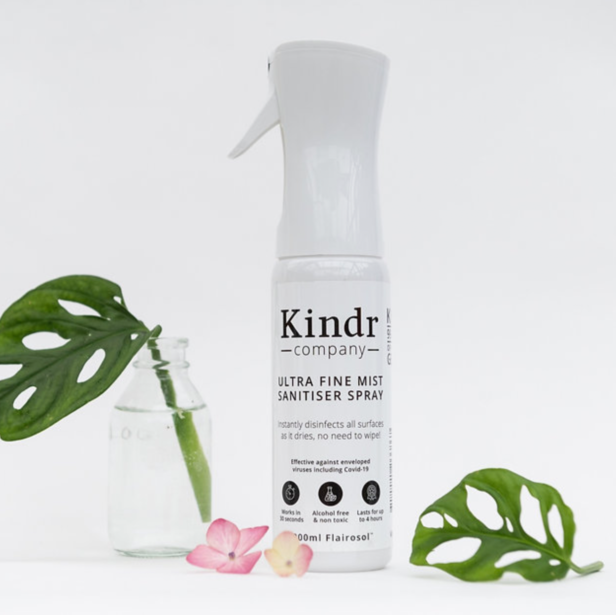 Alcohol free sanitising mist