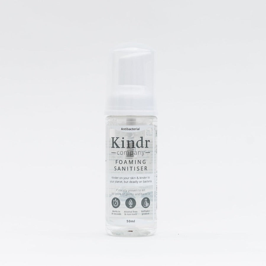 Alcohol free foaming sanitiser