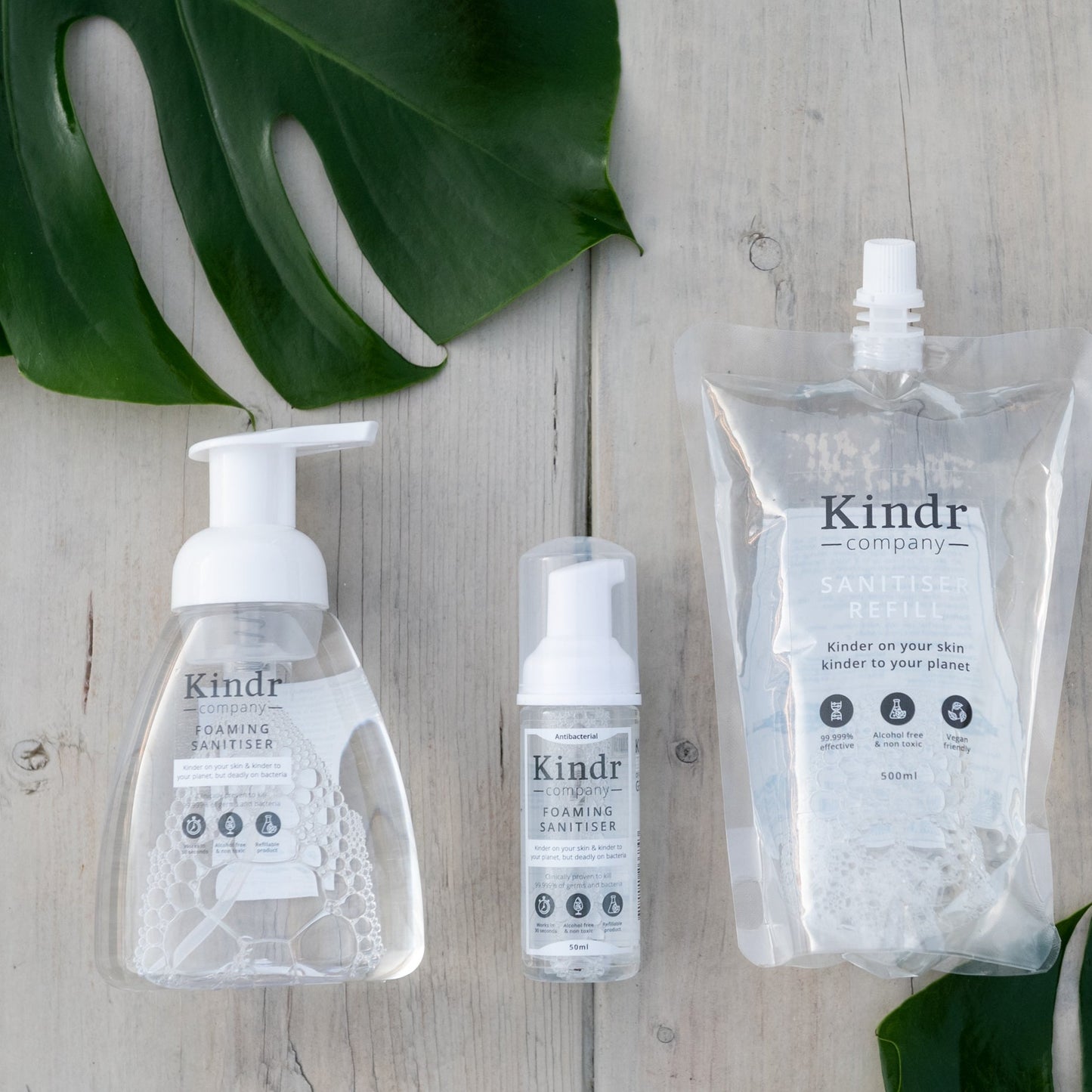 Foaming hand sanitiser