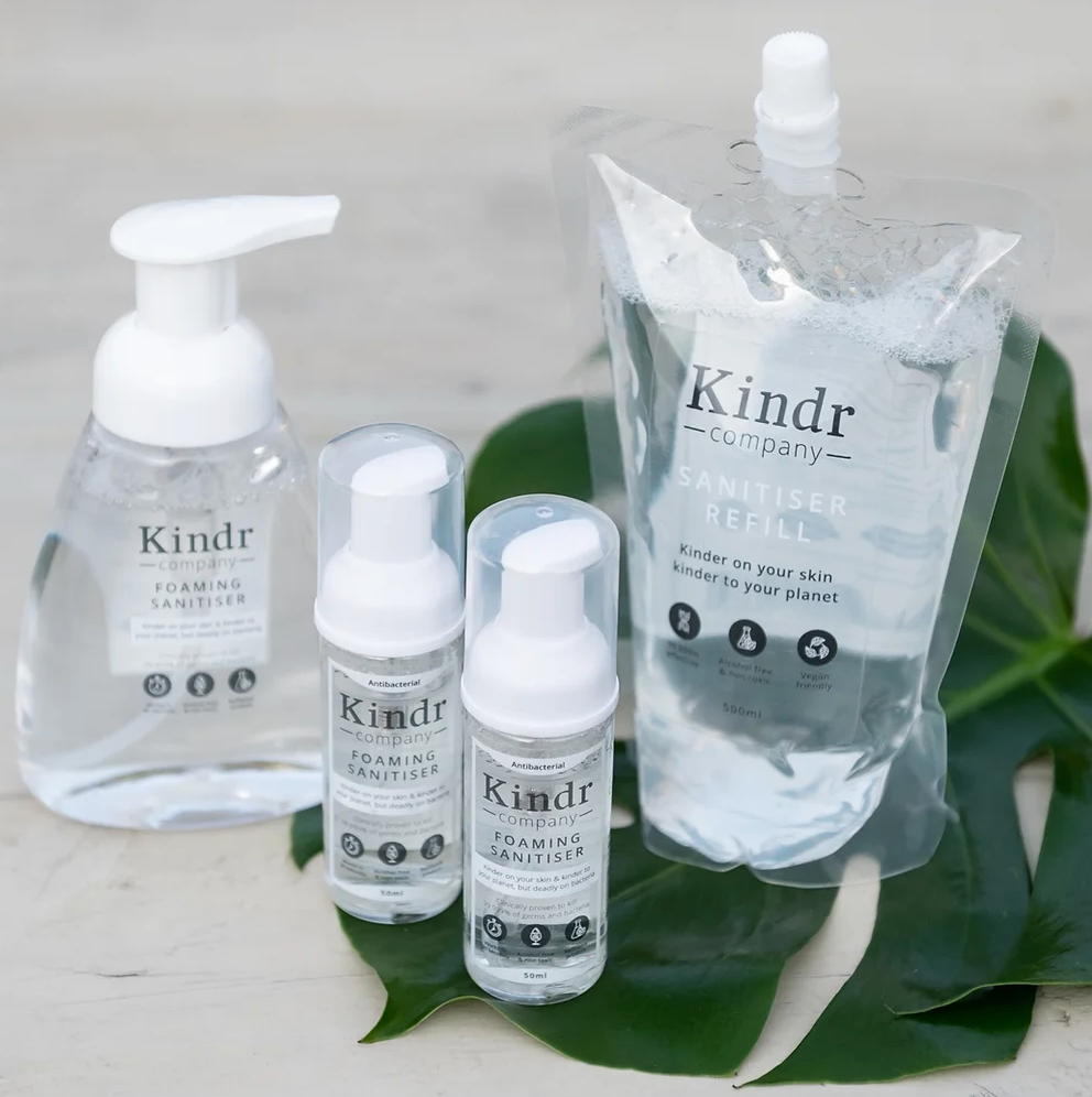 Refillable sanitiser gift set